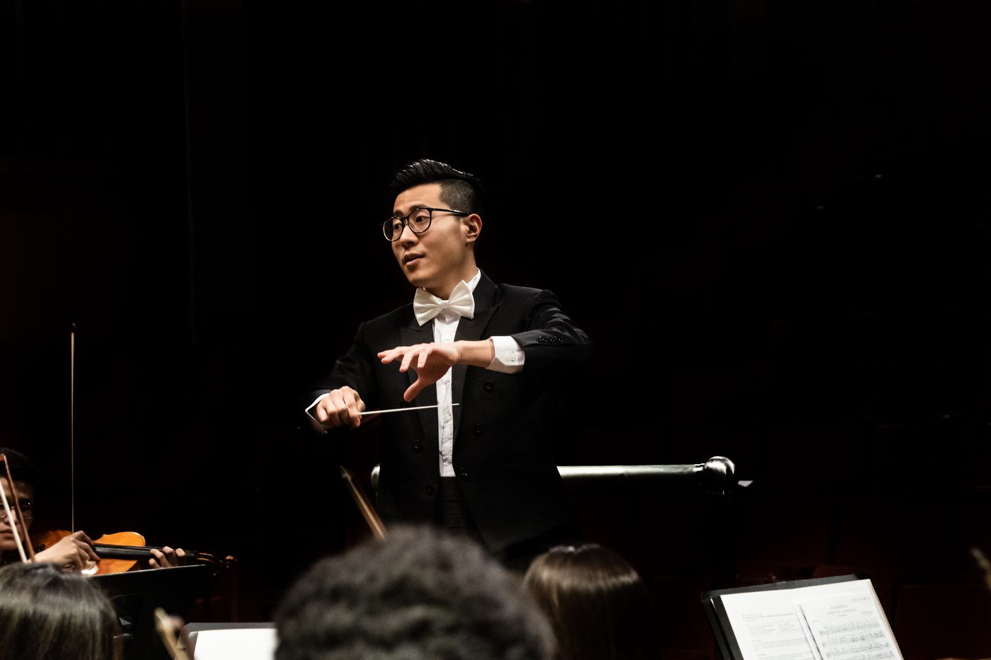 Conducting the University of Texas University Orchestra